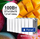 Биметаллический радиатор FERAT БиМАНГО 200x120 12 сек