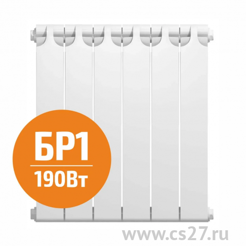картинка BR1-500 Радиатор биметаллический 6 секций от Центра Снабжения