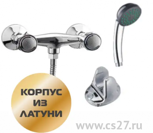 картинка BY20020702-br Cтационарный настенный смеситель без излива  | Центр Снабжения | Дальний Восток | Благовещенск
